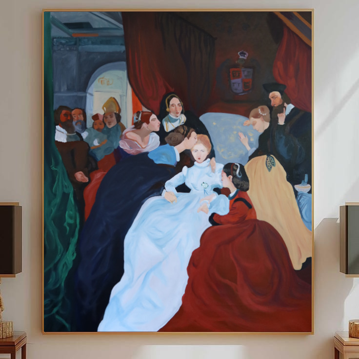 The Obligation, oil painting by Natalie Nagel